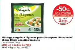 Monop' Bonduelle Les 3 Légumes offre
