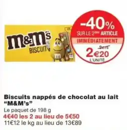 Monop' M&M's Biscuit offre