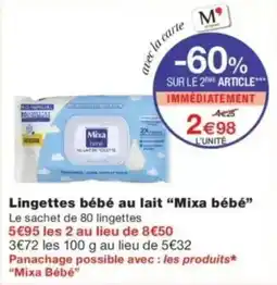 Monop' Mixa bébé offre