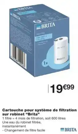 Monop' BRITA Cartouche pour système de filtration sur robinet offre