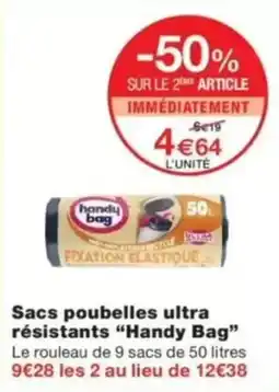 Monop' Handy Bag Sacs poubelles ultra résistants offre