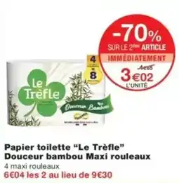 Monop' Le Trèfle Papier toilette offre