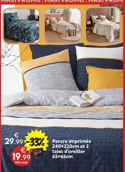 Maxi Bazar Parure imprimée offre