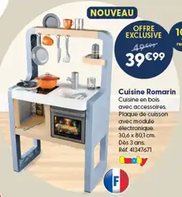La Grande Récré Smoby Cuisine Romarin offre