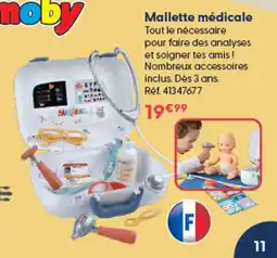 La Grande Récré noby Mallette médicale offre
