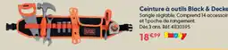 La Grande Récré Black & Decker Ceinture à outils offre