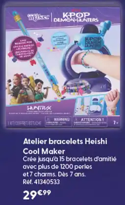 La Grande Récré Cool Maker Atelier bracelets Heishi offre