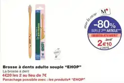 Monop' EHOP Brosse à dents adulte souple offre