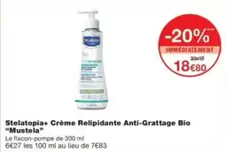 Monop' Mustela Stelatopia+ Crème Relipidante Anti-Grattage Bio offre