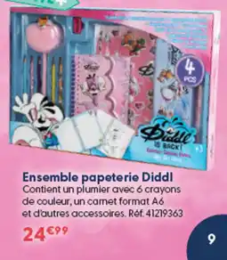 La Grande Récré Diddl Ensemble papeterie offre
