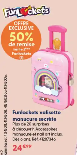 La Grande Récré Funlockets valisette manucure secrète offre