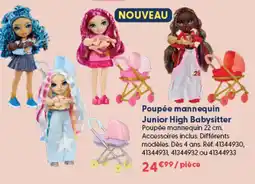 La Grande Récré Junior High Babysitter Poupée mannequin offre