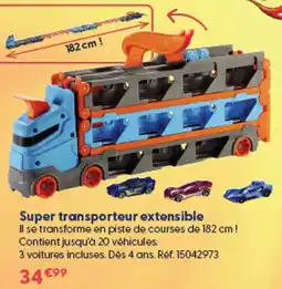 La Grande Récré Hot Wheels Super transporteur extensible offre