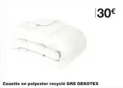 Monop' Couette en polyester recyclé GRS OEKOTEX offre