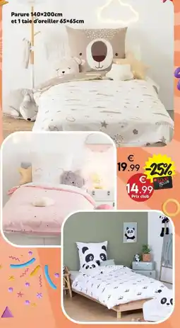 Maxi Bazar Parure et 1 taie d'oreiller offre
