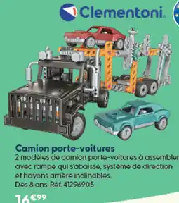La Grande Récré Clementoni Camion porte-voitures offre