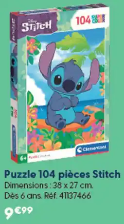 La Grande Récré Clementoni Puzzle Stitch offre