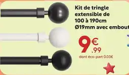 Maxi Bazar Kit de tringle extensible offre