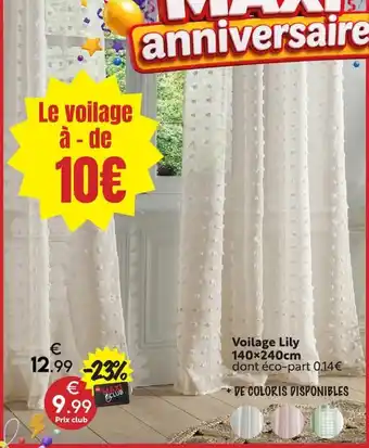 Voilage Lily
