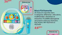 La Grande Récré Music'Kid karaoke offre
