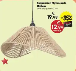 Maxi Bazar Myha corde Suspension offre
