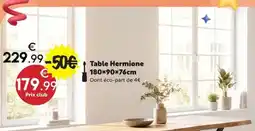 Maxi Bazar Table Hermione offre