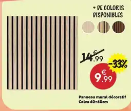 Maxi Bazar Colva Panneau mural décoratif offre