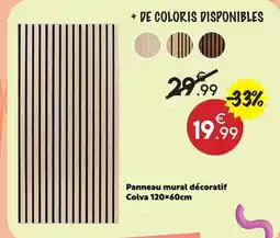 Maxi Bazar Colva Panneau mural décoratif offre