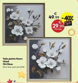 Maxi Bazar Chloé Toile peinte fleurs offre
