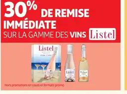 Auchan LISTEL Sur la gamme des vins offre