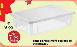 Maxi Bazar Boite de rangement dessous de lit Linea offre