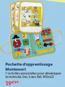 La Grande Récré Montessori Pochette d'apprentissage offre