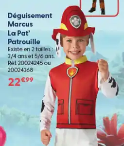 La Grande Récré La Pat' Patrouille Marcus offre