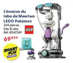 La Grande Récré LEGO Pokémon L'évasion du labo de Mewtwo offre