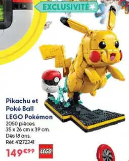 La Grande Récré LEGO Pikachu et Poké Ball offre