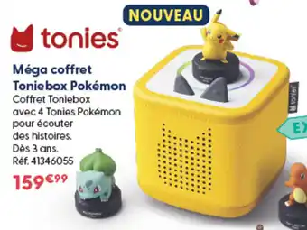 Tonies Méga coffret Toniebox Pokémon