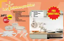 Maxi Bazar Batterie de cuisine amovible aluminium offre