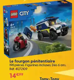 La Grande Récré LEGO CITY Le fourgon pénitentiaire offre