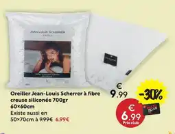 Maxi Bazar Jean-Louis Scherrer Oreiller à fibre creuse siliconée offre