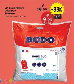 Maxi Bazar DODO Doux Duo offre