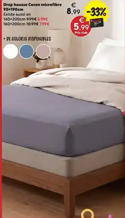 Maxi Bazar Cocon Drap housse microfibre offre