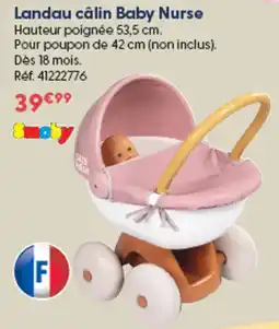 La Grande Récré Smoby Landau câlin Baby Nurse offre
