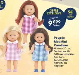 La Grande Récré Mes Mini Corollines offre