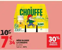 Auchan LA CHOUFFE Bière blonde offre