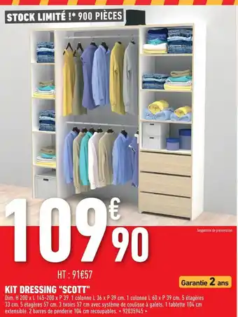 Brico Cash Kit Dressing "Scott" offre