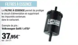 Autobacs WIX FILTRE À ESSENCE offre