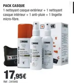 Autobacs IPONE Pack casque offre