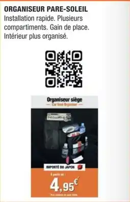 Autobacs Organiseur siège offre