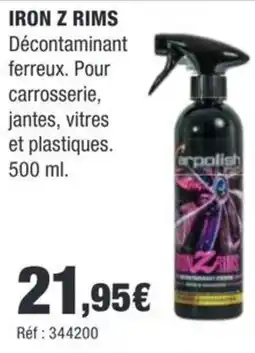 Autobacs Carpolish Iron Z Rims offre