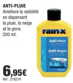 Autobacs Rain-X Anti-Pluie offre
